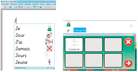 Paramétrages de la prédiction de mots fréquents rapidement accessibles