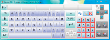 Clavicom NG + en mode de navigation par défilement