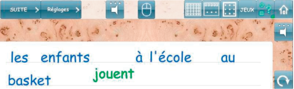 Nouvelle activité : Phrase en désordre