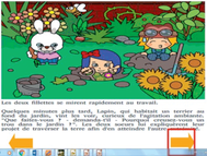 défilement sur les touches flèches d’un album multimédia réalisé avec Impress de Libre Office.