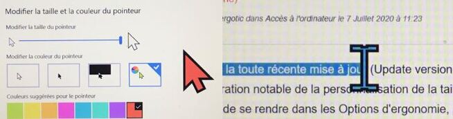 De nouveaux curseurs sous Windows 10 ! 