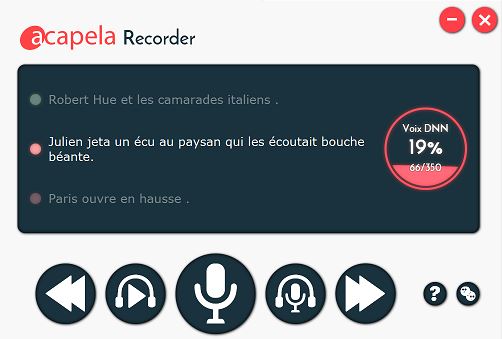 acapela Recorder