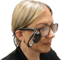 Eye blink switch - contacteur au clignement de paupières - lunettes portées