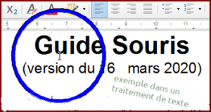 Guide souris  un cercle de couleur autour du curseur de la souris