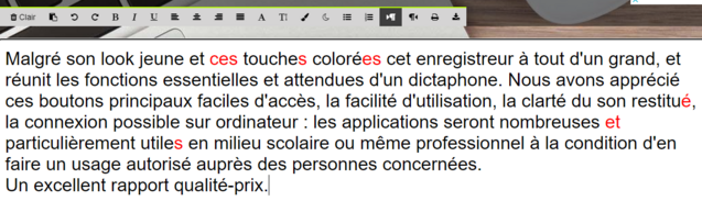 Retranscription de fichiers audio enregistrés depuis un dictaphone, avec la reconnaissance vocale de Google3