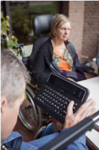 Utilisation d'un clavier de communication