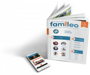 une gazette papier et sur smartphone