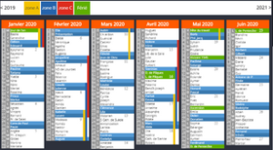 Calendriers et emplois du temps personnalisables4