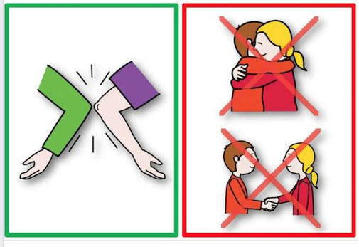 Pictogrammes des gestes barières