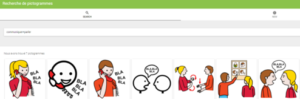 Nouveau portail Arasaac - personnalisation des pictogrammes avant téléchargement