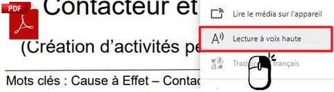 Lire un PDF par voix de synthèse dans le navigateur Edge