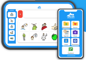 Talkii sur tablette et smartphone