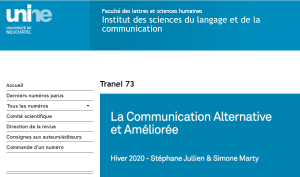 La revue suisse Tranel consacre son dernier numéro à la CAA