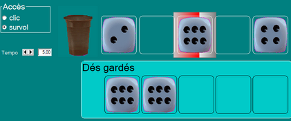 Jeu de Yam accessible en mode souris et clic temporisé