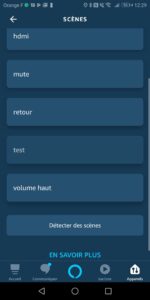 Alexa, page « Scènes »