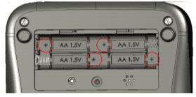 Alimentation - 4 piles AA 1,5 volts