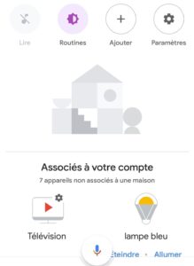 Application « Google Home »
