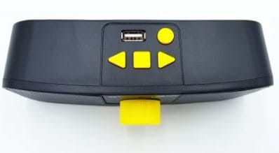 Boutons de commande et branchement de la clé usb en face avant