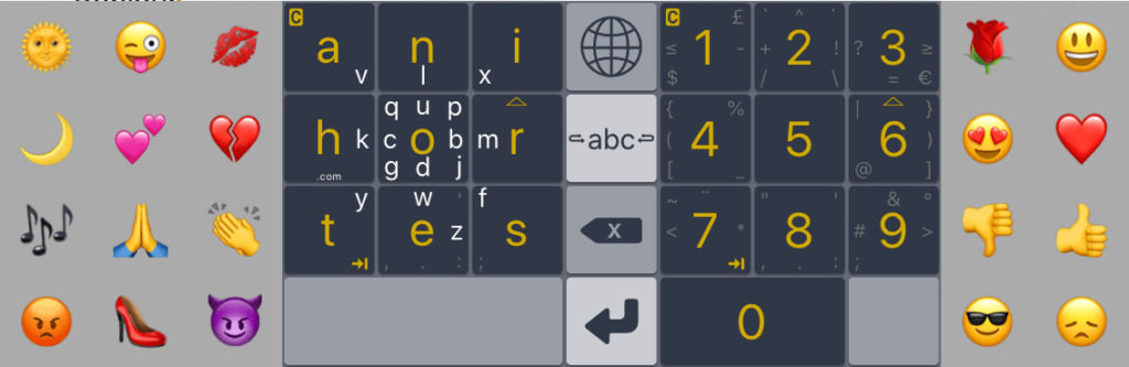 Configuration en vue paysage