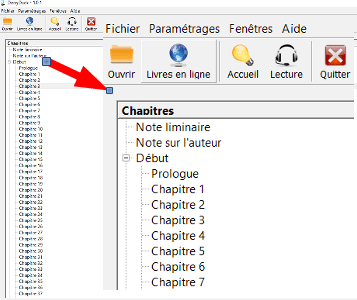 Daisy Duck : chapitrage d’un livre audio au format Daisy