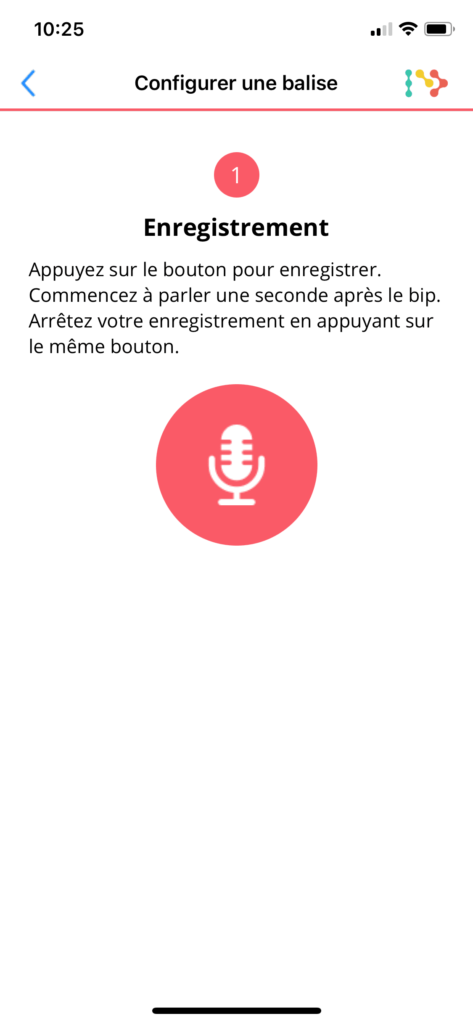 Enregistrer une balise