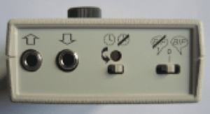 Face avant du contacteur musculaire