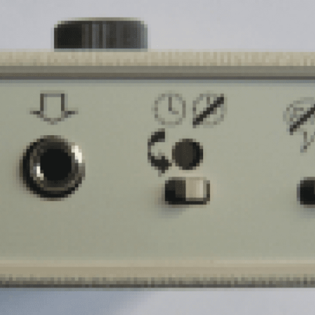 Face avant du contacteur musculaire