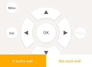 La télécommande permettant de tester la configuration