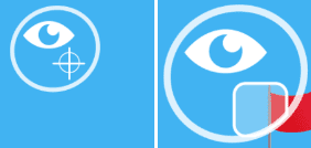 Le bouton permettant de basculer entre l'accès «direct» et «indirect»