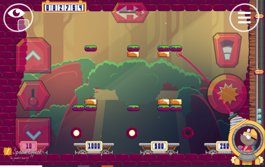 Le jeu «Mole Miner»