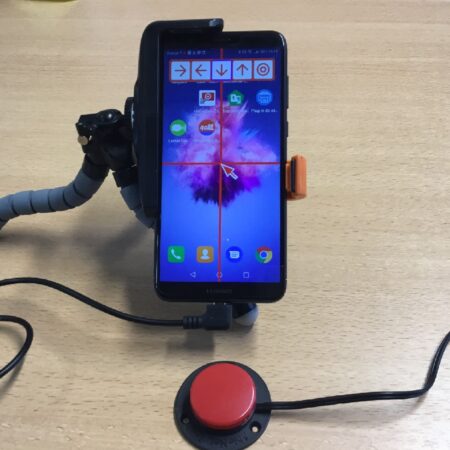 Mouse4all - contrôle d’un smartphone ou tablette Android en mode défilement (1 ou 2 contacteurs)