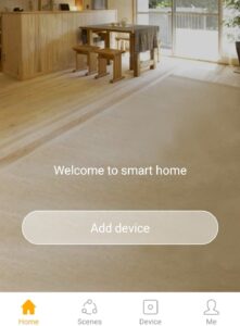 Page d’accueil - onglet « Home »