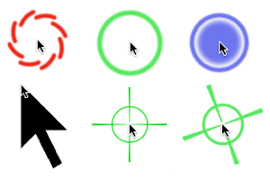 PinPoint : effets visuels statiques ou animés autour du curseur (Mac)