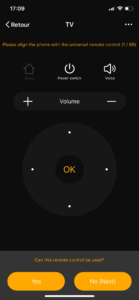 Recherche de la bonne fréquence Infrarouge