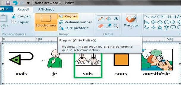 Rognage de la phrase avant enregistrement