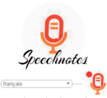 Dicter du texte en ligne dans un éditeur de texte