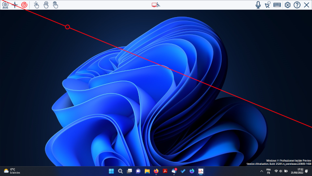 Illustration du fonctionnement de la souris radar