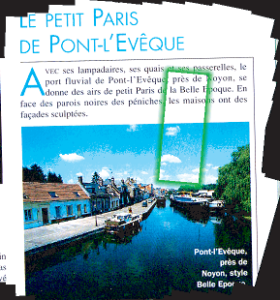 Etape de numérisation, affichage en glissant la souris sur le document