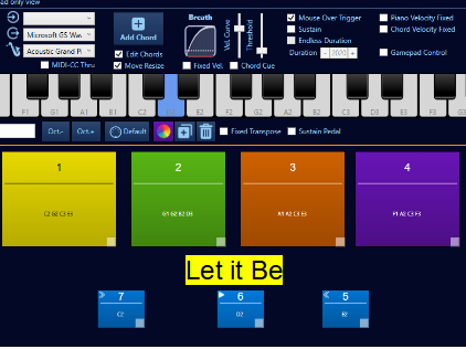 Quatre accords et trois notes suffisent pour accompagner Let It Be (Beatles)