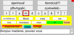 SHEC : version avec affichage en mode horizontal