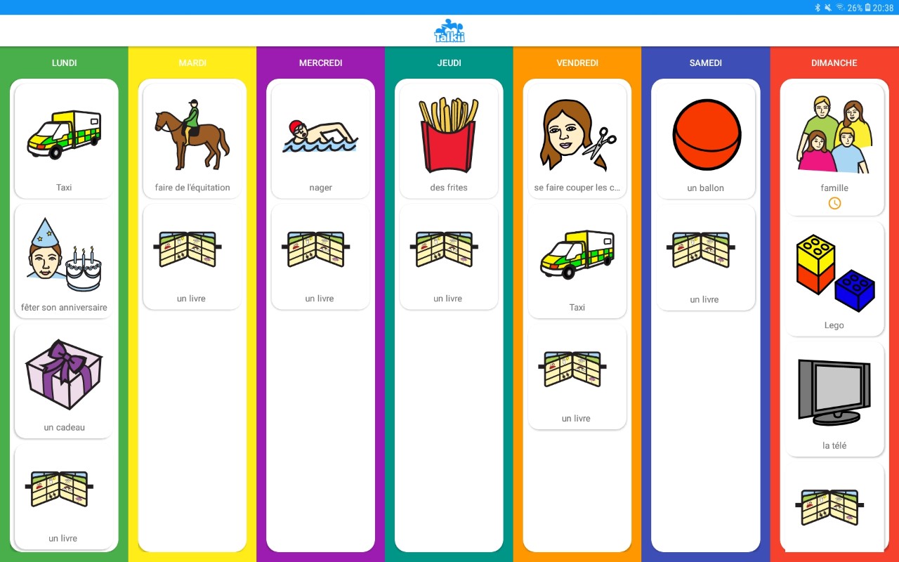 Agenda de la semaine