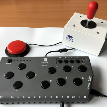 Vue d'ensemble Hori Flex Controller + Contacteur + Joystick
