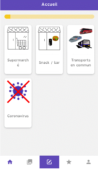 Vignette d'accueil de l'application Com'NOUS