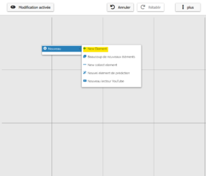 Créer une nouvelle case