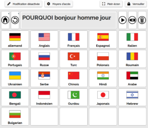 Grille native de traduction