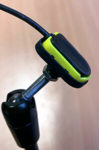 Vue du boîtier et du départ du câble