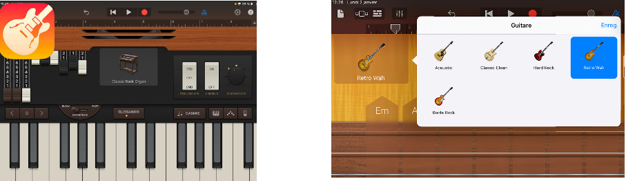 GarageBand (IOS) : une collection d’instruments et de sons jouables avec Arcana Strum