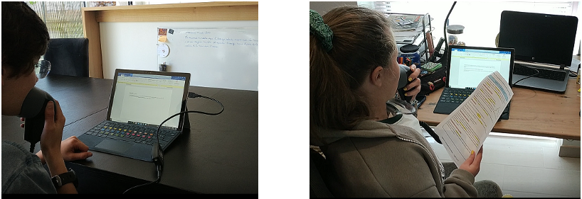 Entraînement en Ergothérapie à la prise de notes en cours utilisant la dictée vocale