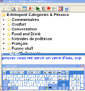 Utilisation d’E-triloquist avec un clavier virtuel