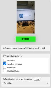 Paramétrages vdo.ninja